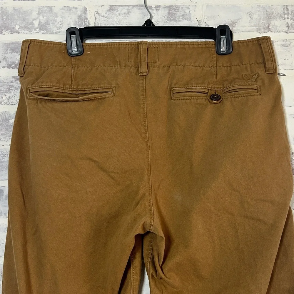 American Eagle Outfitters 34x34 Tan Chinos Original Straight Khaki Pants Y2K